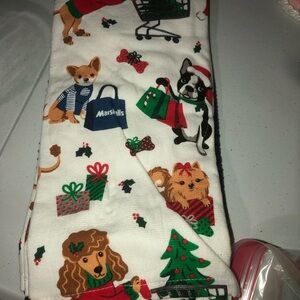 Marshalls Festive Dog Print Towel - Multicolor /2 towels